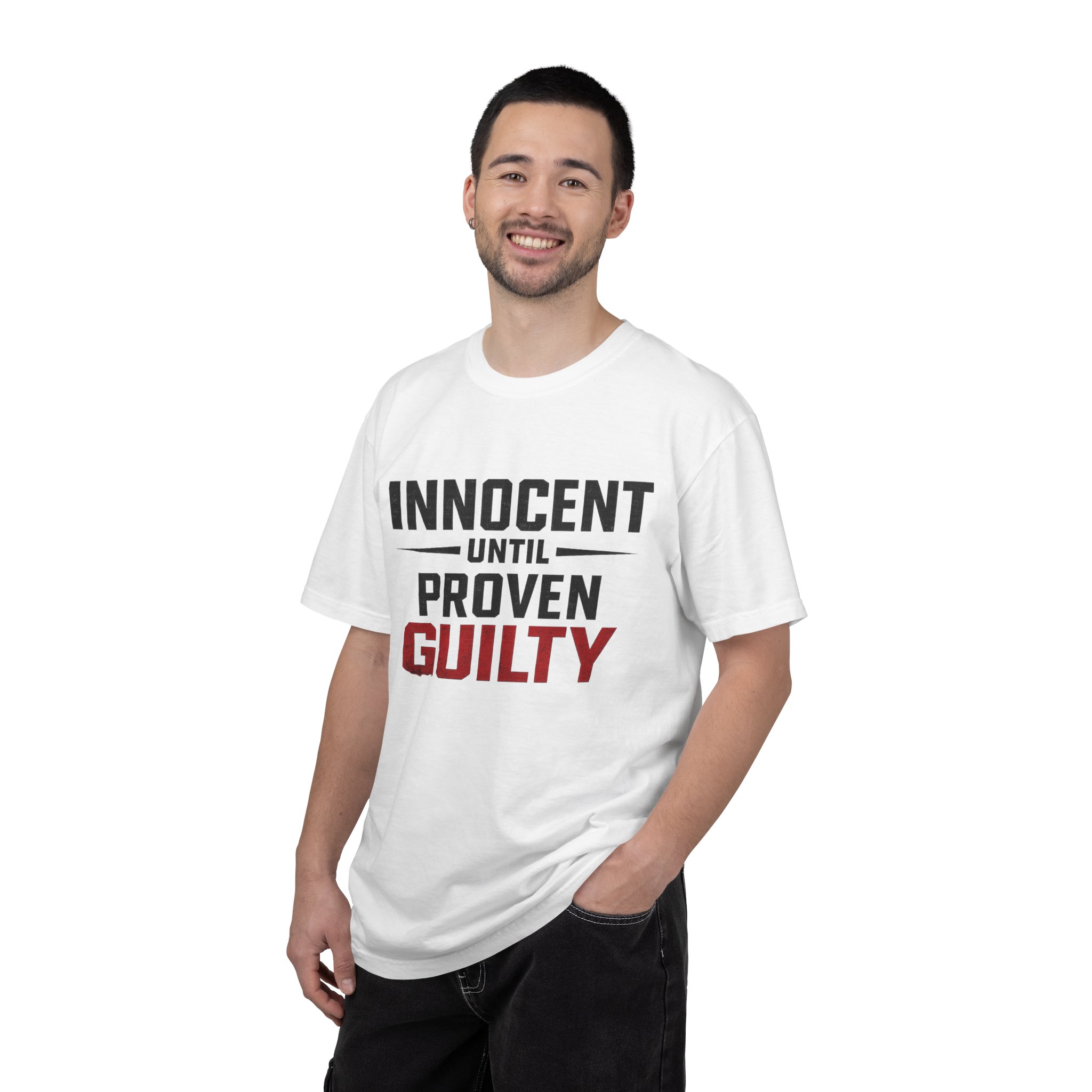 Innocent Until Proven Guilty - Unisex Garment-Dyed T-shirt - Image 8