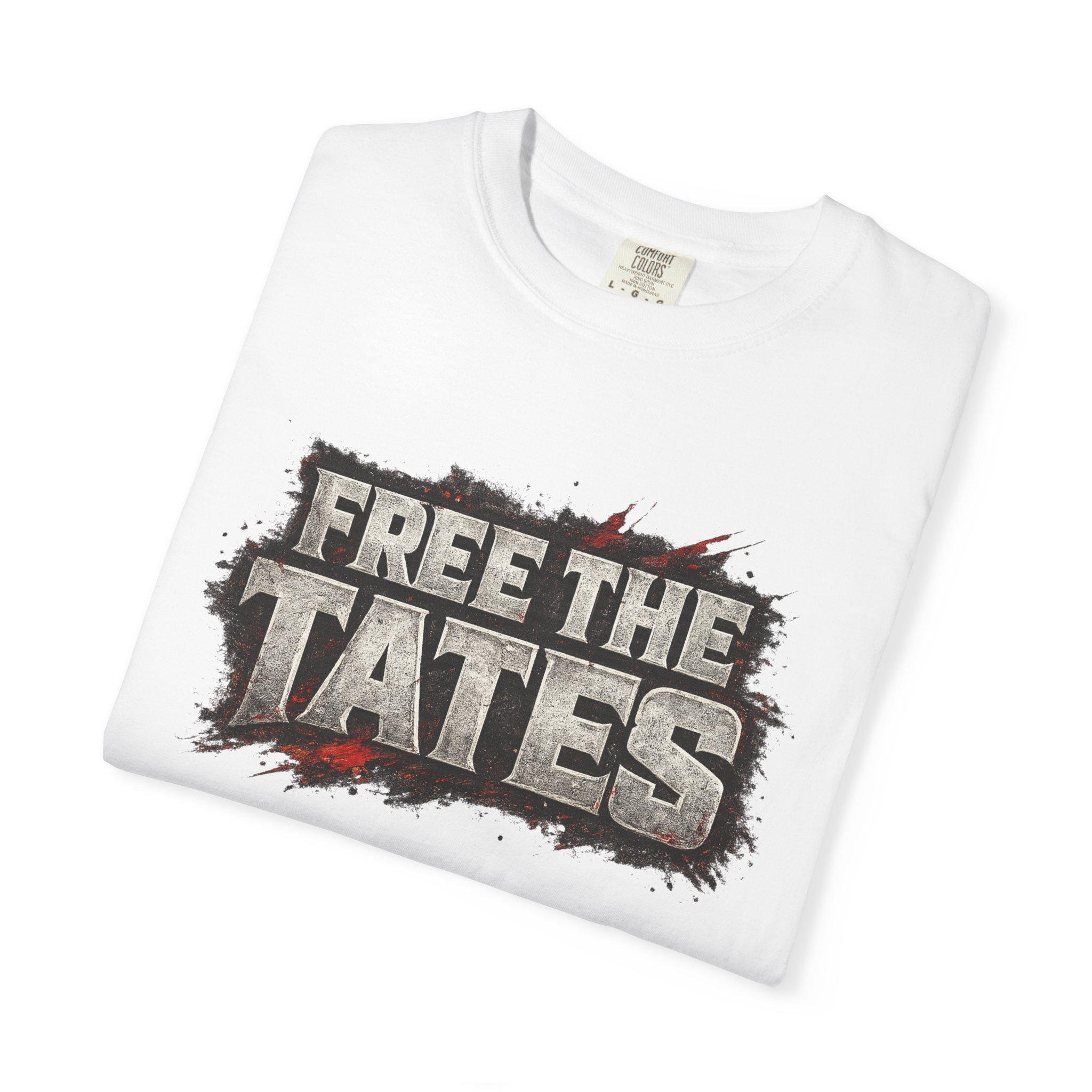 Free The Tates - Unisex Garment-Dyed T-shirt - Image 8